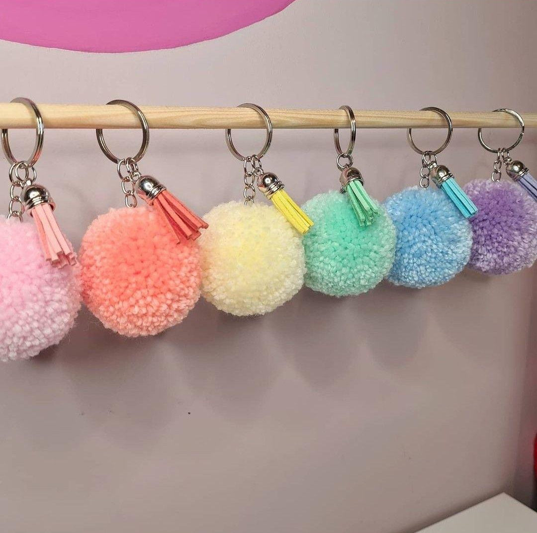 Pom-Pom Keychain