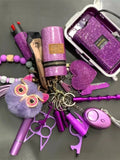 Lady's defense keychain sets